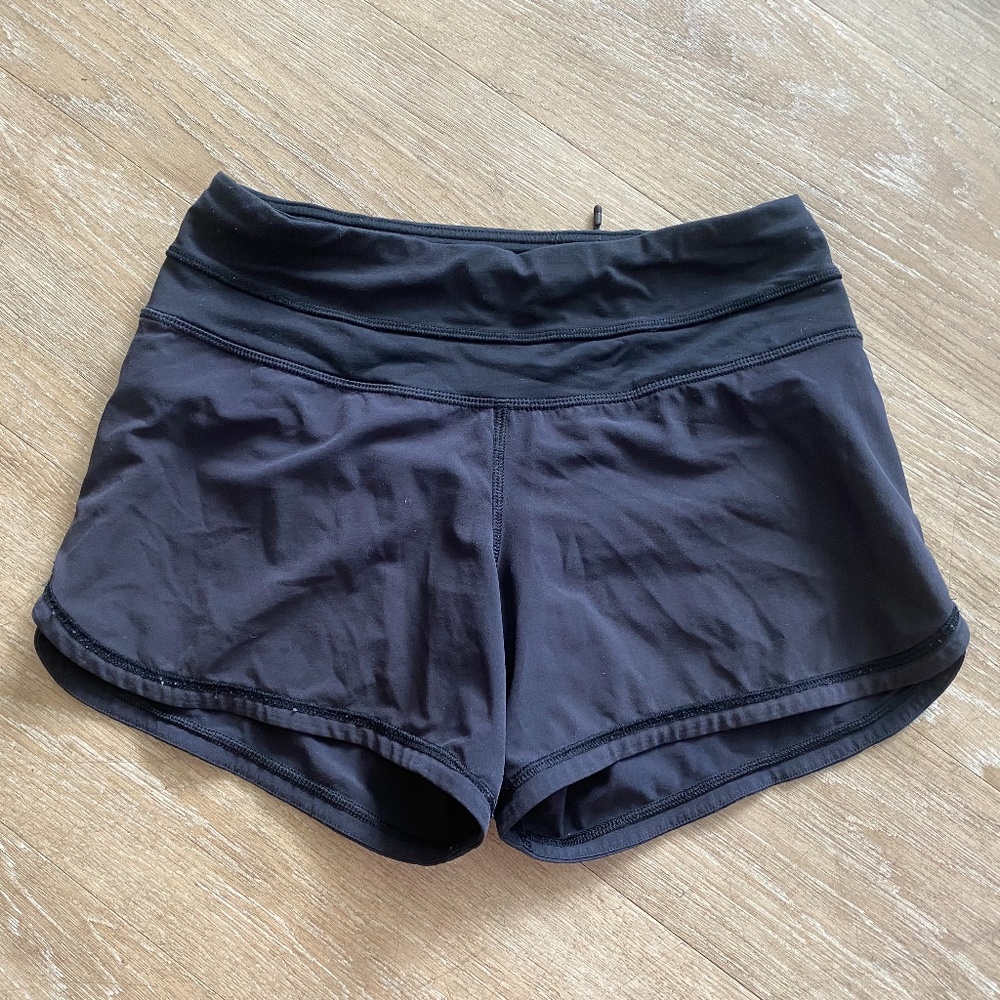 Lulu Lemon Black Athletic Shorts